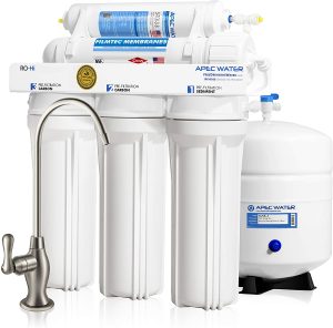 APEC Water Systems Ultimate RO-Hi Top Tier Supreme Certified High Output Fast Flow Ultra Safe Reverse Osmosis Drinking Water Filter System, 90 GPD