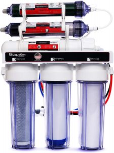 LiquaGen Portable - 6 Stage Dual Use (Drinking & 0 PPM Aquarium Reef/Deionization)