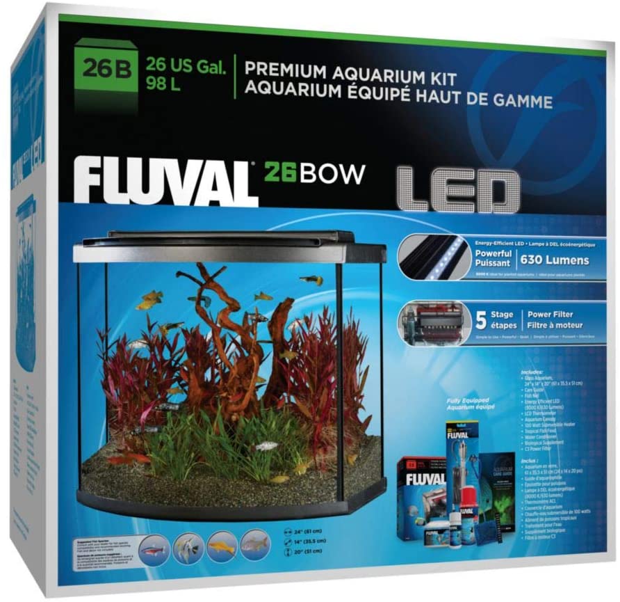 Fluval 15227 26 Bow Aquarium Kit