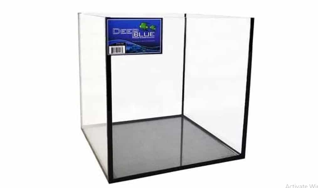 Deep Blue Professional ADB11443 Rimless Cube Aquarium Glass Tank